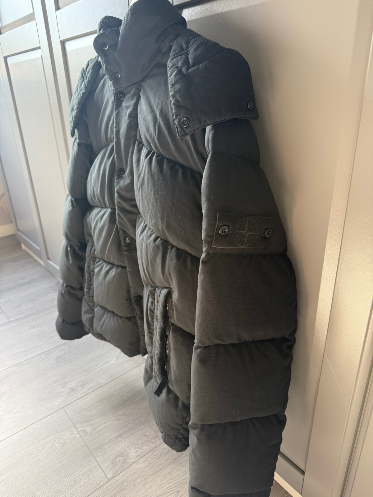 Stone Island Wool Ripstop-TC_S.I. Ghost, Ophalen of Verzenden, Nieuw, Maat 52/54 (L), Zwart