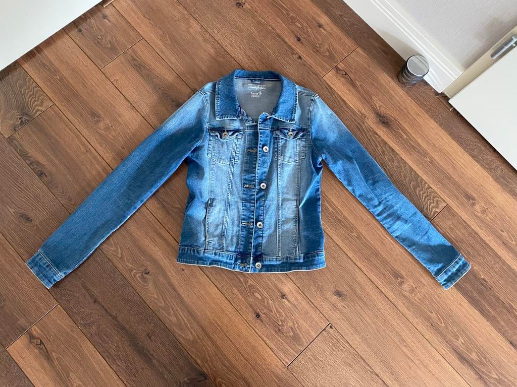 Spijkerjasje maat 170 C&A, Kinderen en Baby's, Kinderkleding | Maat 170, Ophalen of Verzenden, Zo goed als nieuw, Meisje, Jas