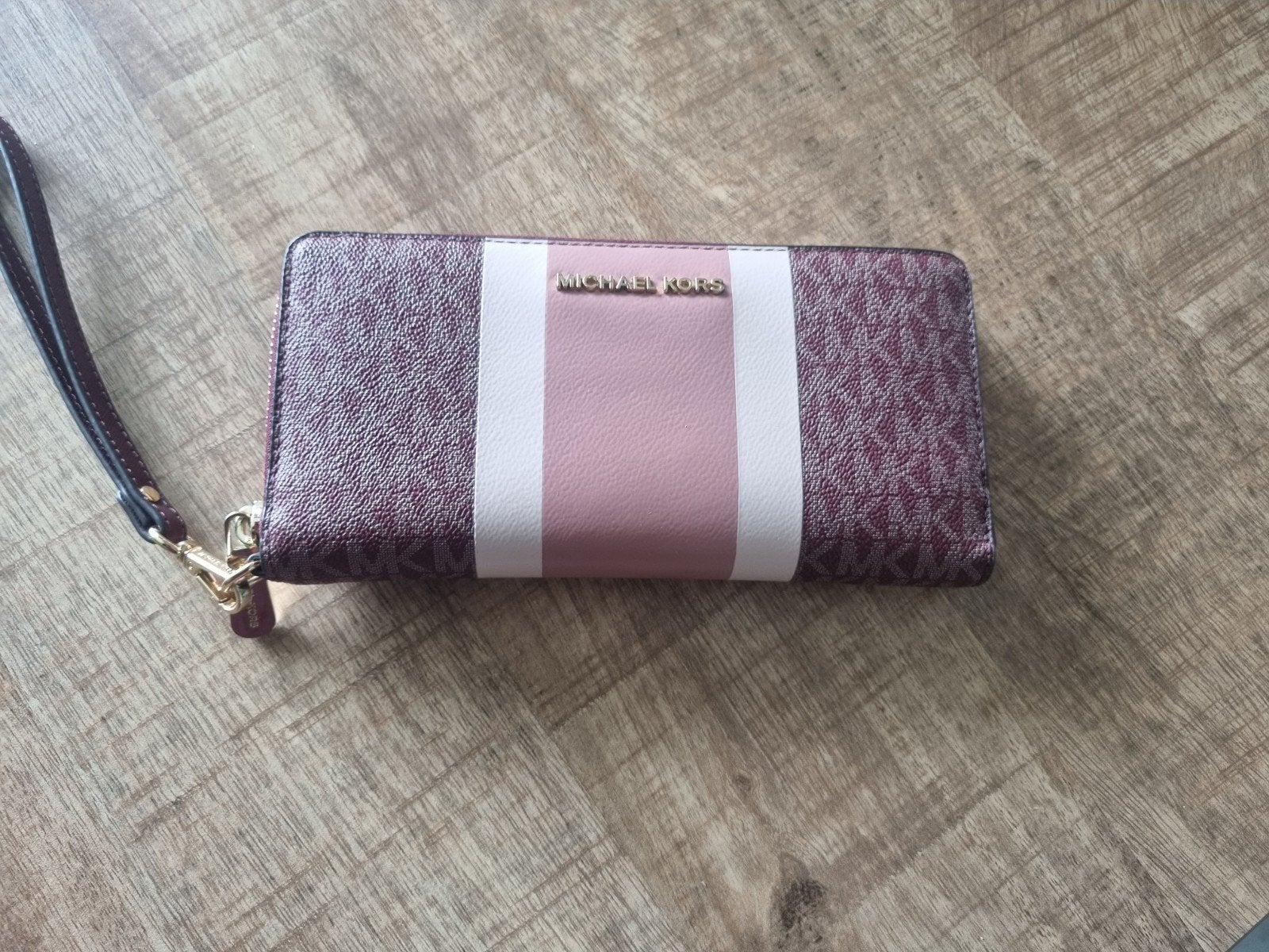 Mooie Michael Kors portemonnee., Sieraden, Tassen en Uiterlijk, Portemonnees, Ophalen of Verzenden, Zo goed als nieuw, Roze