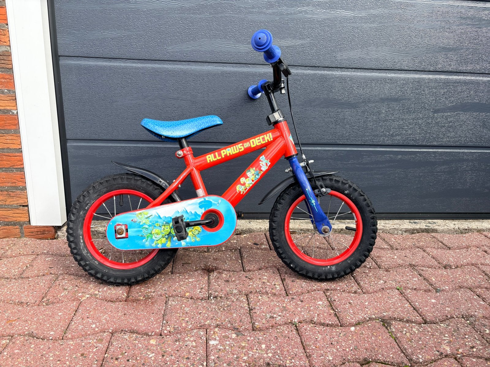 Paw Patrol kinderfiets 12 inch met gebruikerssporen, Fietsen en Brommers, Ophalen, Gebruikt, Minder dan 16 inch