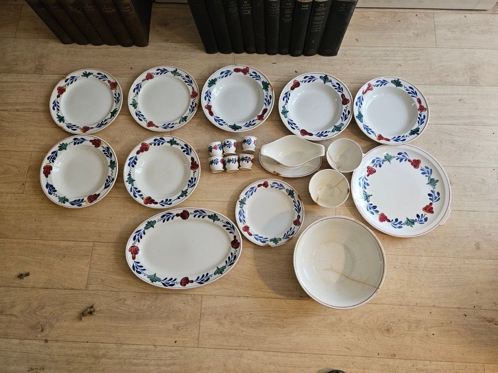 Boch Boerenbont servies, Ophalen
