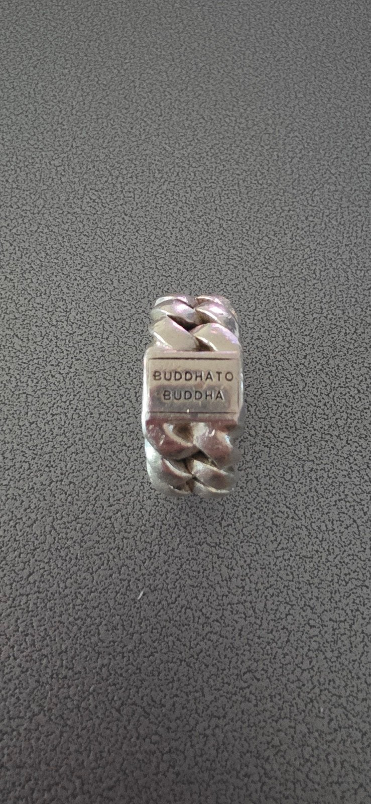 Buddha to Buddha ring, maat 20, Gebruikt, 20 of groter, Ophalen of Verzenden, Dame of Heer