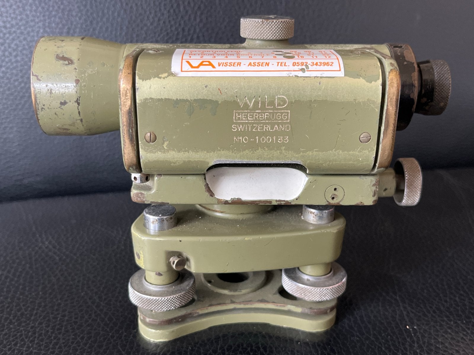 Vintage Wild Heerbrugg Waterpasinstrument - Zwitserland, Ophalen of Verzenden, Gebruikt