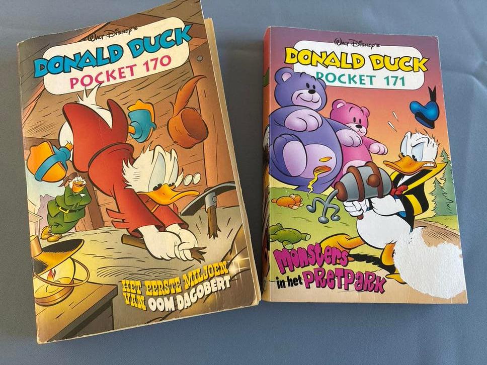 Donald Duck Pockets 170 & 171 - Set van 2, Meerdere stripboeken, Ophalen of Verzenden, Gelezen