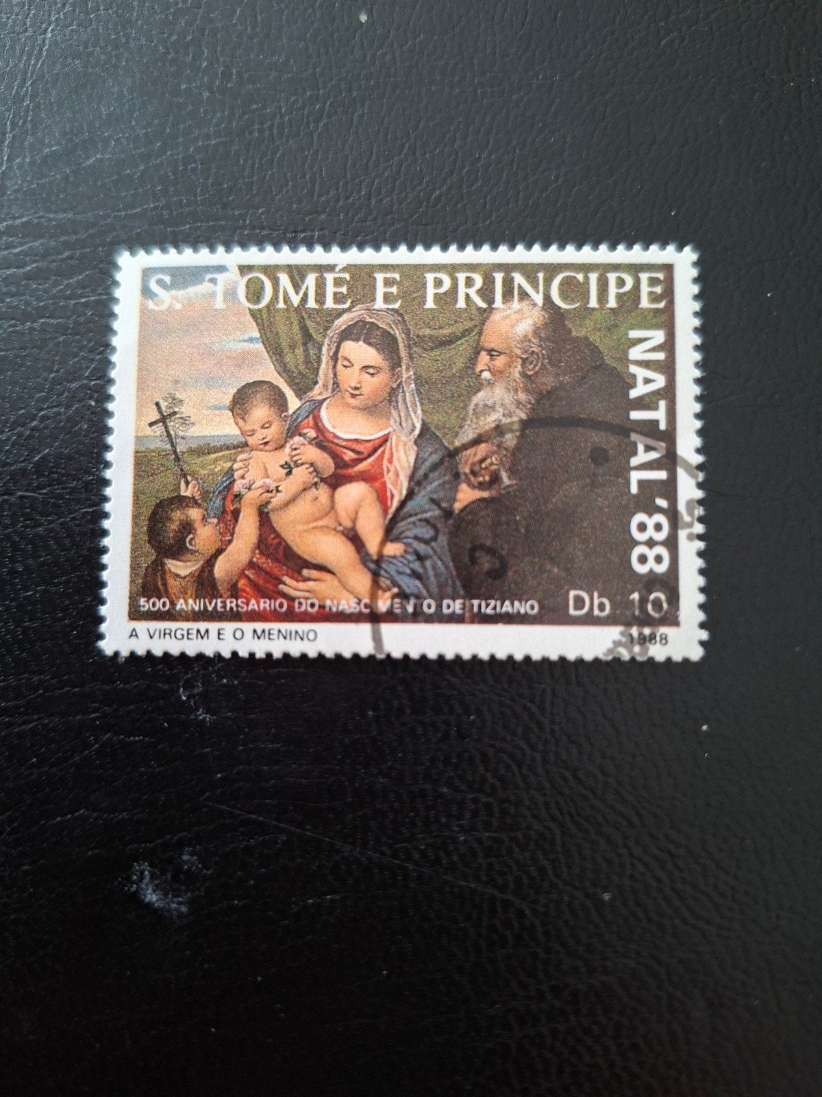 Kerstmis.  St. Tome e Prince. 1988, Ophalen of Verzenden, Overige thema's