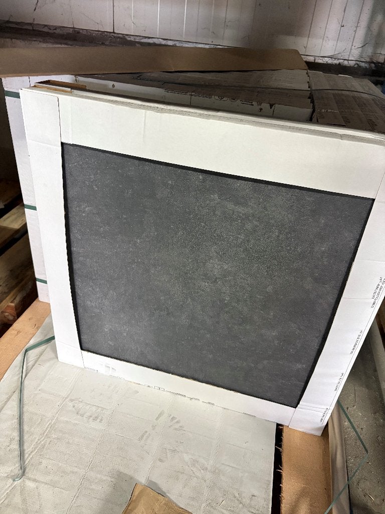 Vloertegel Yurtbay Spark Black 60x60 nieuw, Doe-het-zelf en Verbouw, Tegels, Nieuw, Vloertegels, Overige materialen, 60 cm of meer