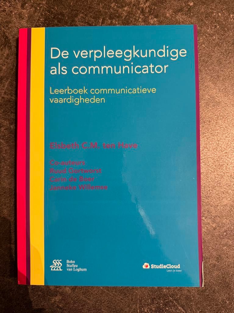 De verpleegkundige als communicator 9789036818735, Ophalen of Verzenden, Beta, Zo goed als nieuw, HBO