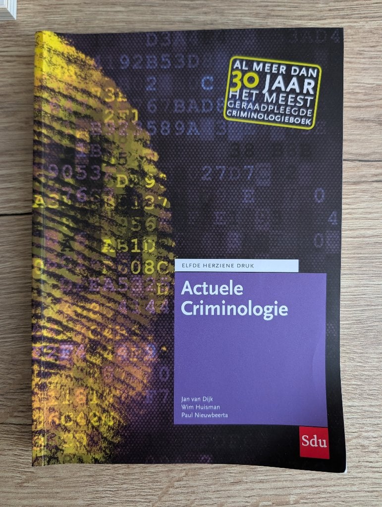 Actuele Criminologie – studieboek HBO Integrale Veiligheid, Gelezen, Diverse auteurs, Beta, HBO