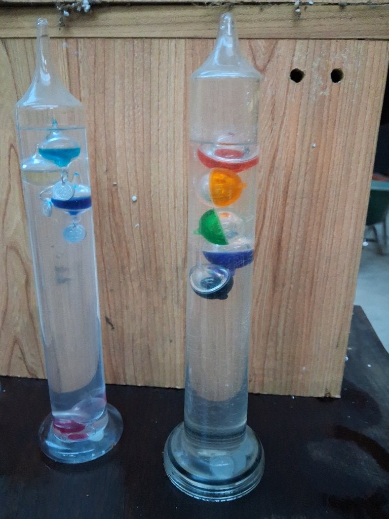 Galieo thermometer, Ophalen, Zo goed als nieuw, Temperatuur