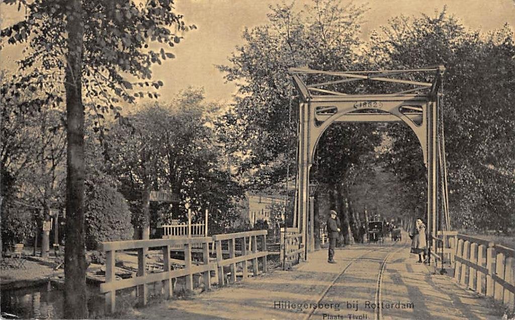 Rotterdam Hillegersberg Plaats Tivoli 1907, Ophalen of Verzenden, Voor 1920, Gelopen, Zuid-Holland