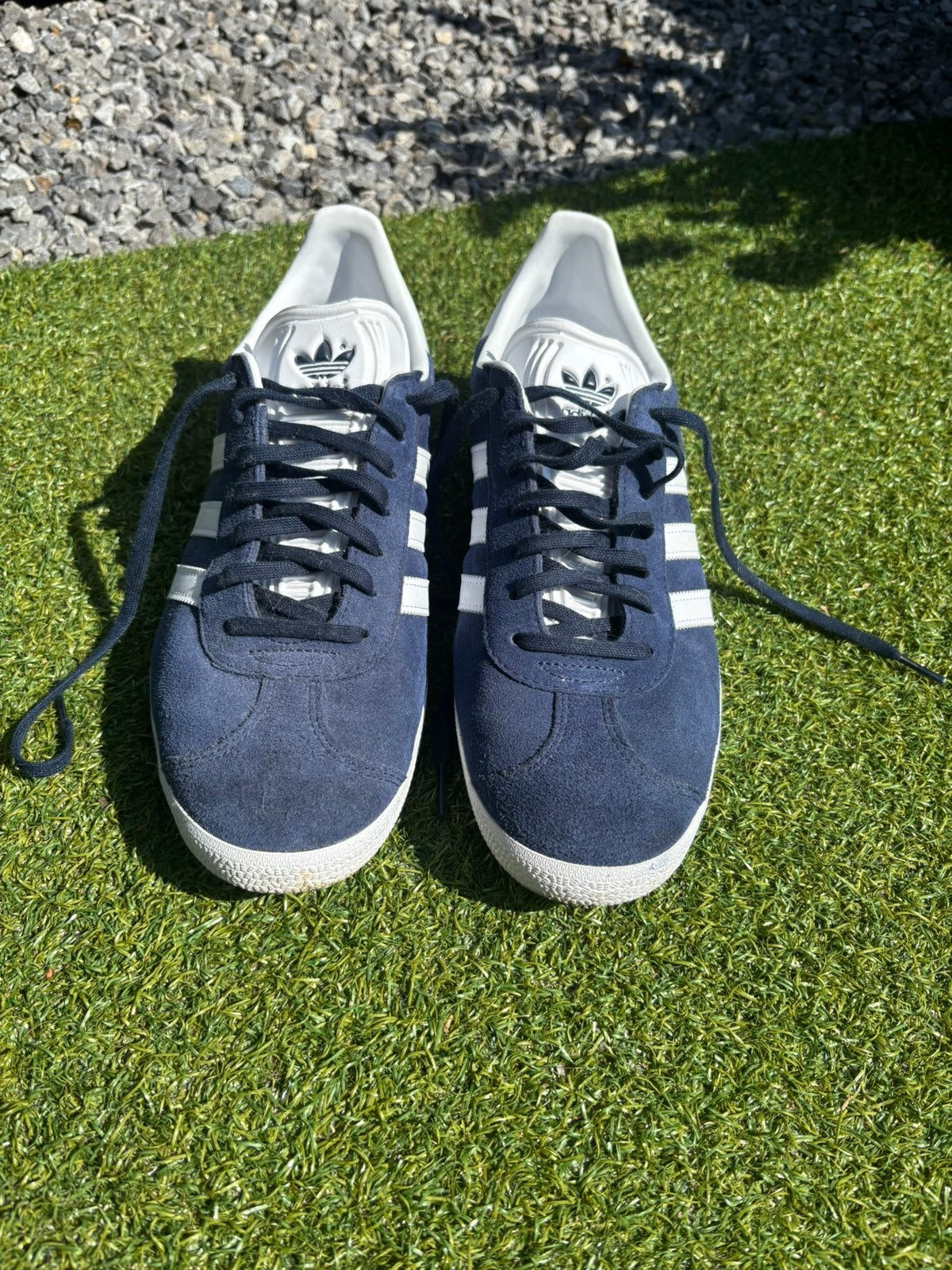 adidas Gazelle Navy White (BB5478) Maat 44 Goede Staat, Ophalen, Zo goed als nieuw, Blauw