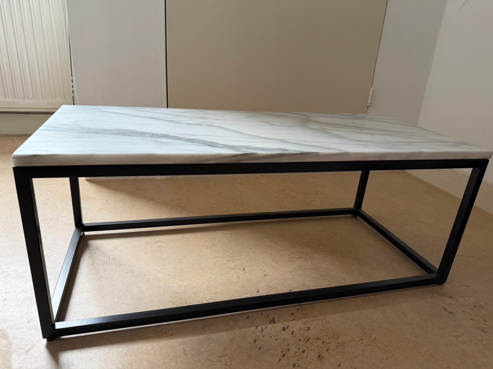 Zuiver Marble Power salontafel, Ophalen, Gebruikt, 50 tot 100 cm, 25 tot 50 cm