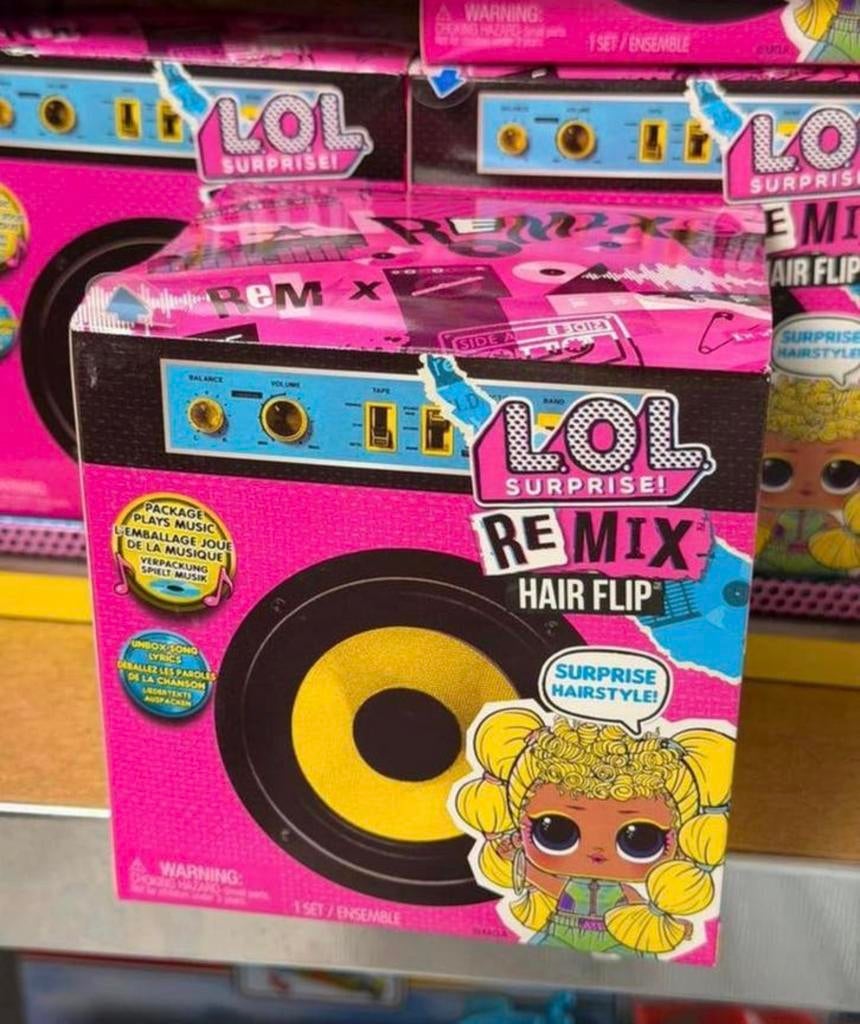 L.O.L. Surprise! Remix Hairflip Tots Serie A - Minipop LOL, Nieuw, Ophalen of Verzenden, H, H
