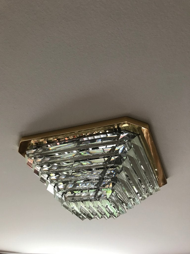 Novaresi pyramide plafondlamp lamp Regency Hollywood vintage, Ophalen, Nvt, Nvt, Nvt