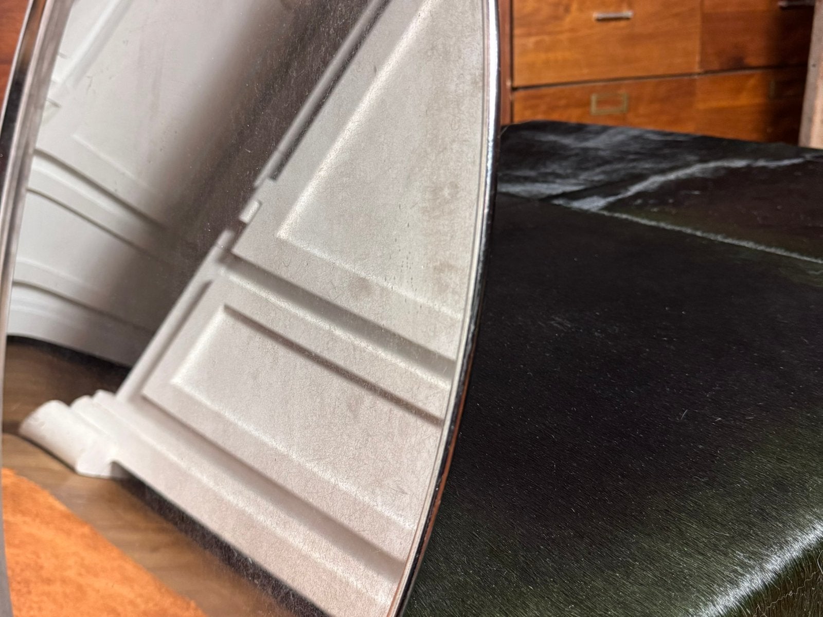 XXL metalen dienblad / tafelblad Ø92 cm – zwaar 9 kg, Rond, \, Ophalen of Verzenden, \