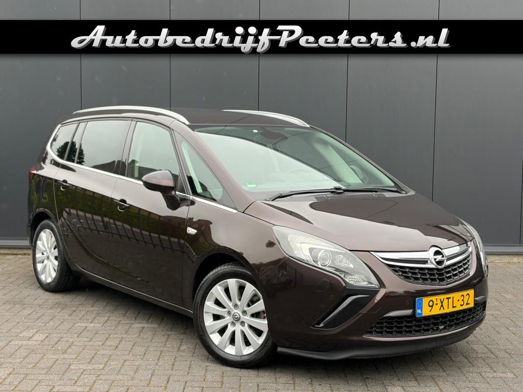 Opel ZAFIRA TOURER 1.6 170pk Automaat Navi Camera Cruise PDC, Automaat, Euro 5, Gebruikt, 4 cilinders