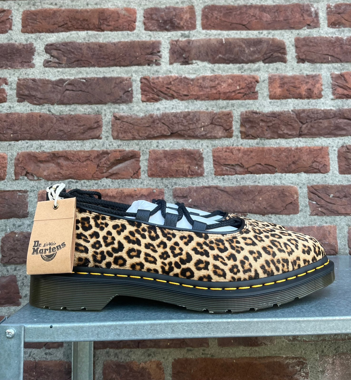 Dr. Martens Elphie II Leopard ballerina maat 43, Dr. Martens, Docs, Nieuw, Overige kleuren