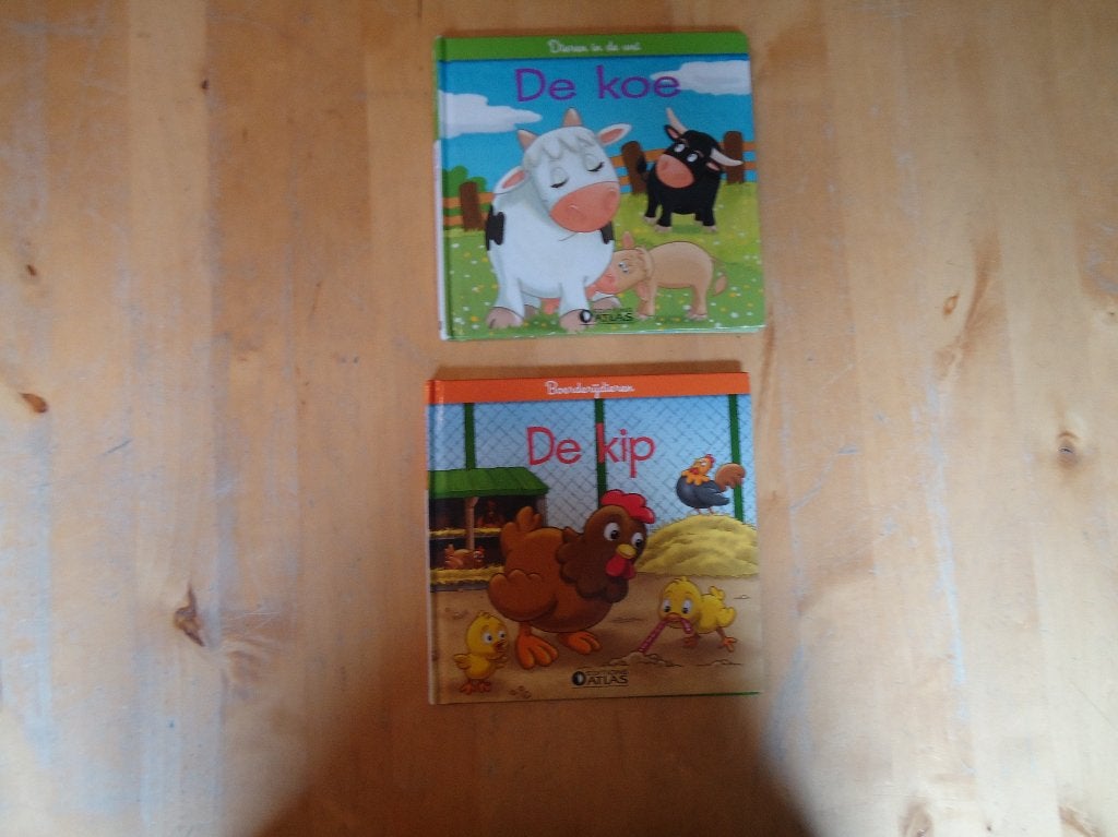 Mooie Dieren boekjes boerderij De Koe en De Kip (B), Gelezen, Non-fictie, Jongen of Meisje, Ophalen of Verzenden