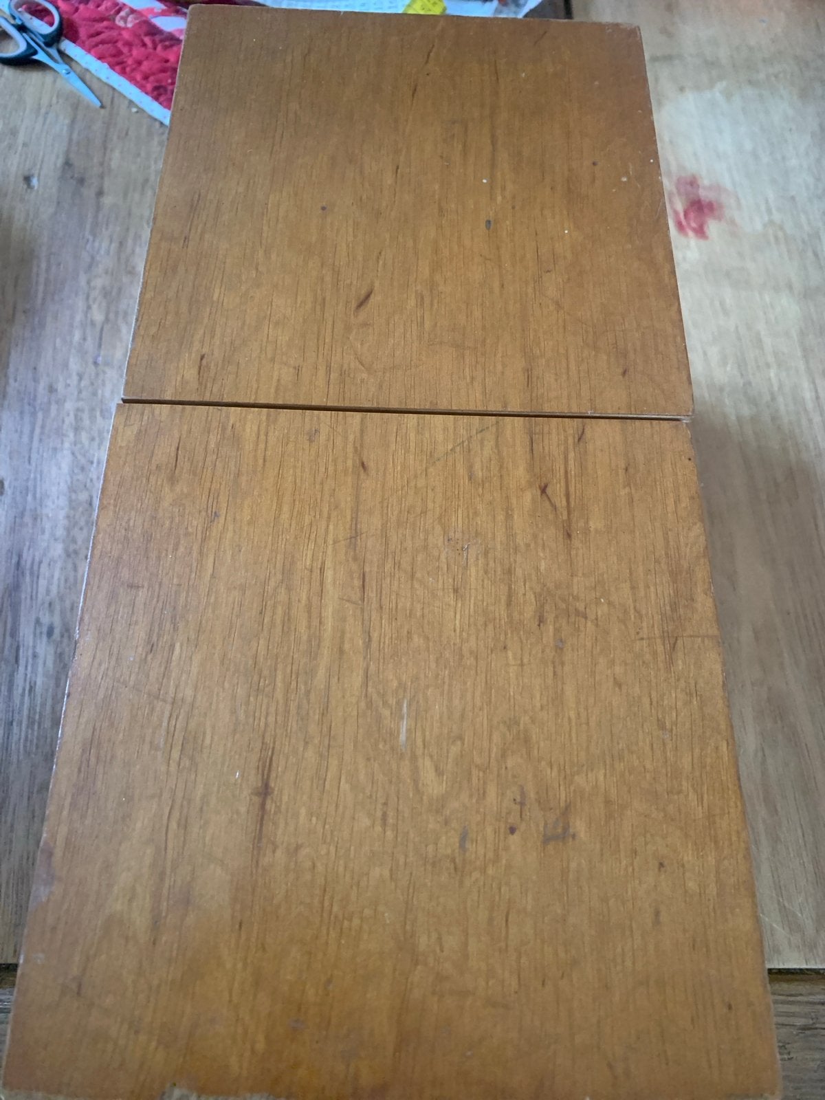 Vintage houten naaidoos met uitschuifbare vakken, Ophalen of Verzenden, Gebruikt, Overige typen