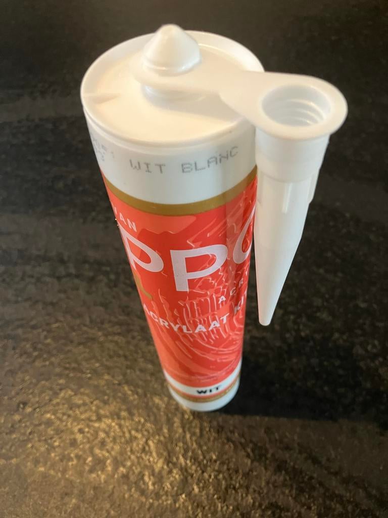 Acrylaat kit wit 300ml - 12 tubes voor een actieprijs!, Verzenden, Wit, Nieuw, Verf