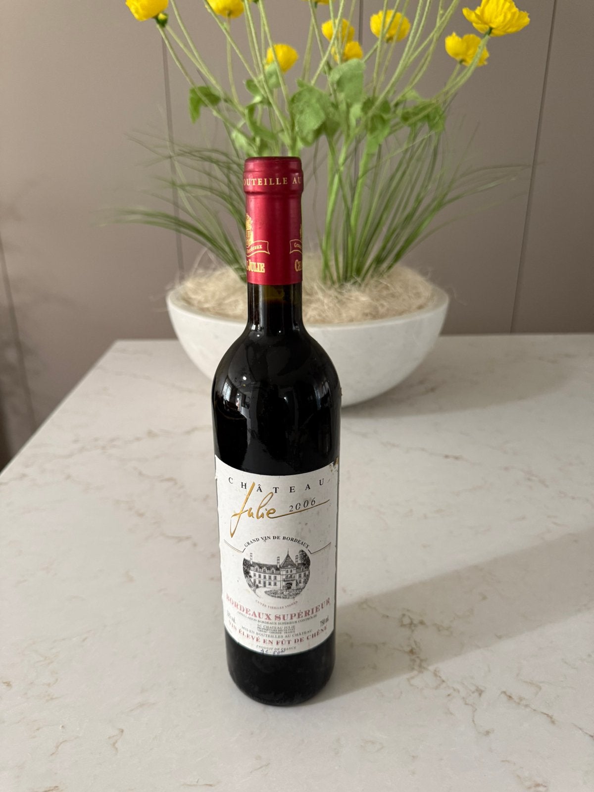 Château Julie Bordeaux Supérieur 2006 (750 ml), Frankrijk, Nieuw, Ophalen of Verzenden, Rode wijn