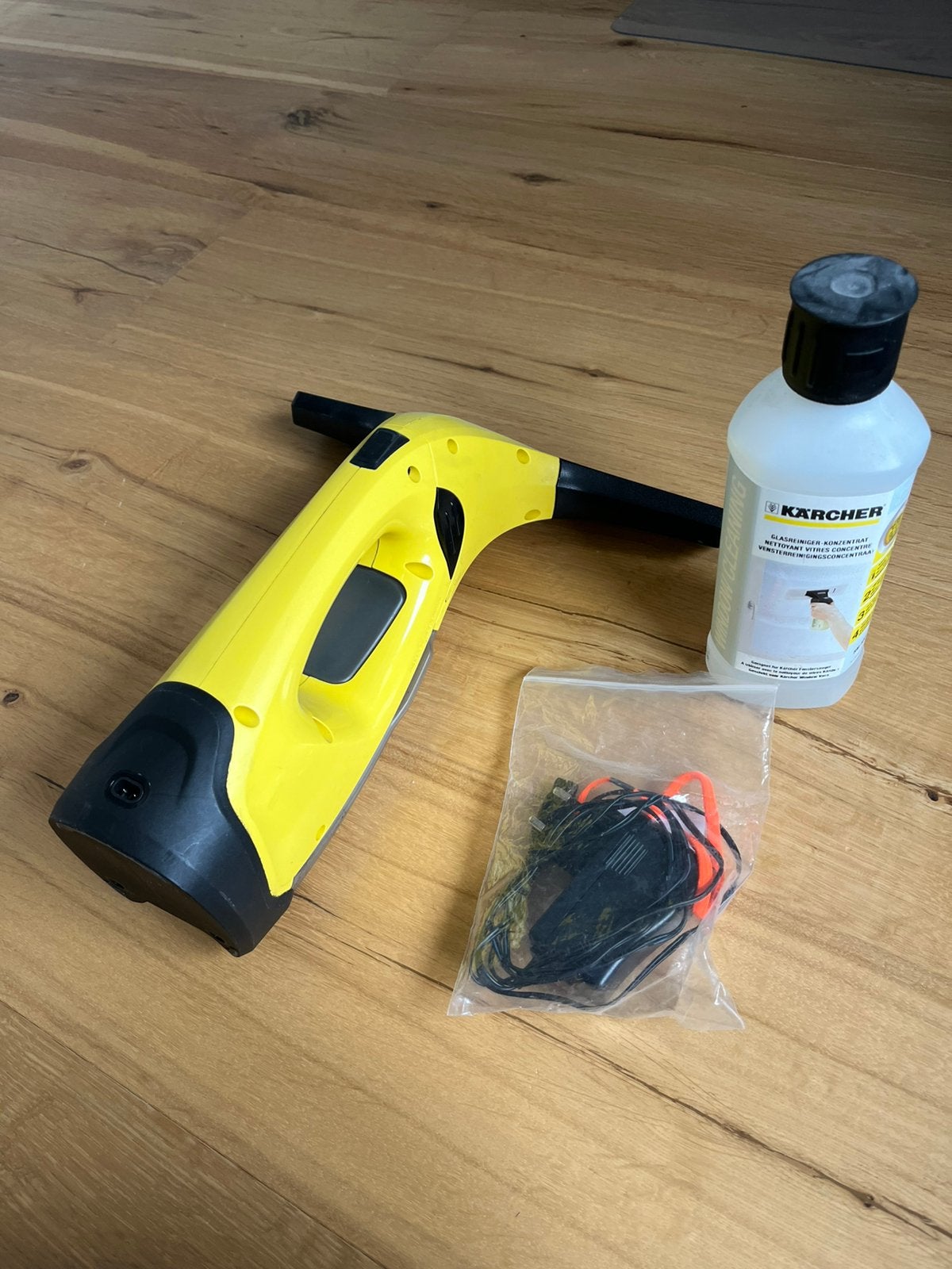 Karcher window vac, Ophalen