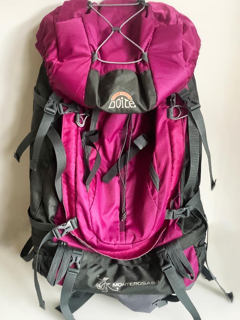 Doite Outdoor Monterosa backpack rugzak 60 liter, Sport en Fitness, Bergsport en Wandelen, Verzenden, Zo goed als nieuw, Rugzak