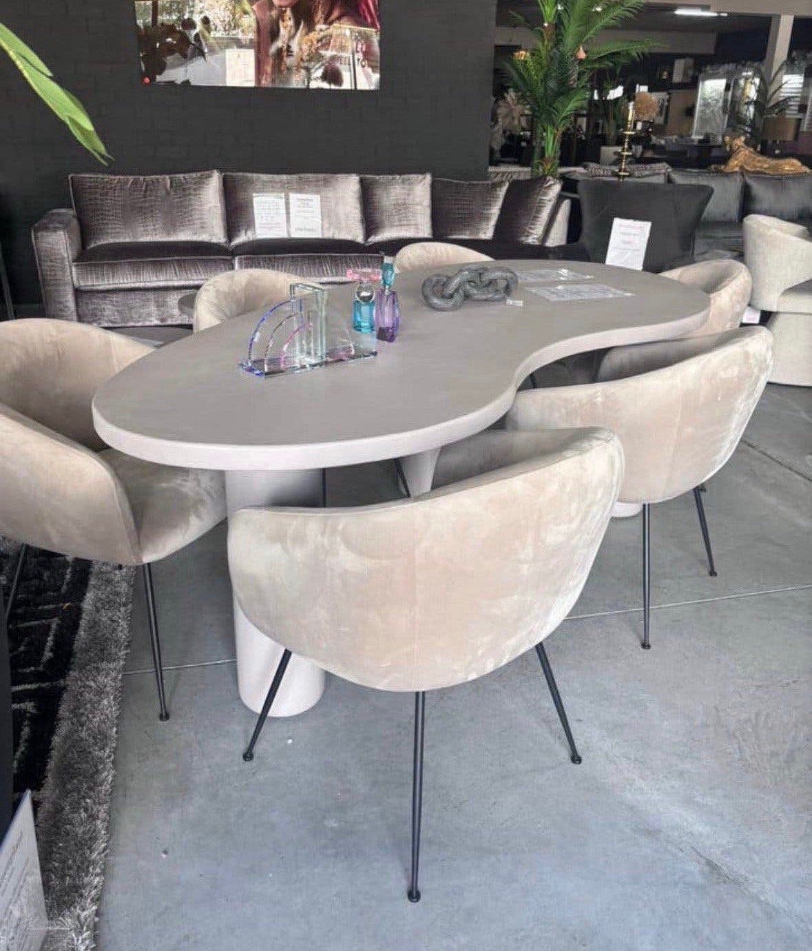 Sequoia Clay organiche eettafel richmond Interiors, Huis en Inrichting, 200 cm of meer, Zo goed als nieuw, Rechthoekig, 50 tot 100 cm
