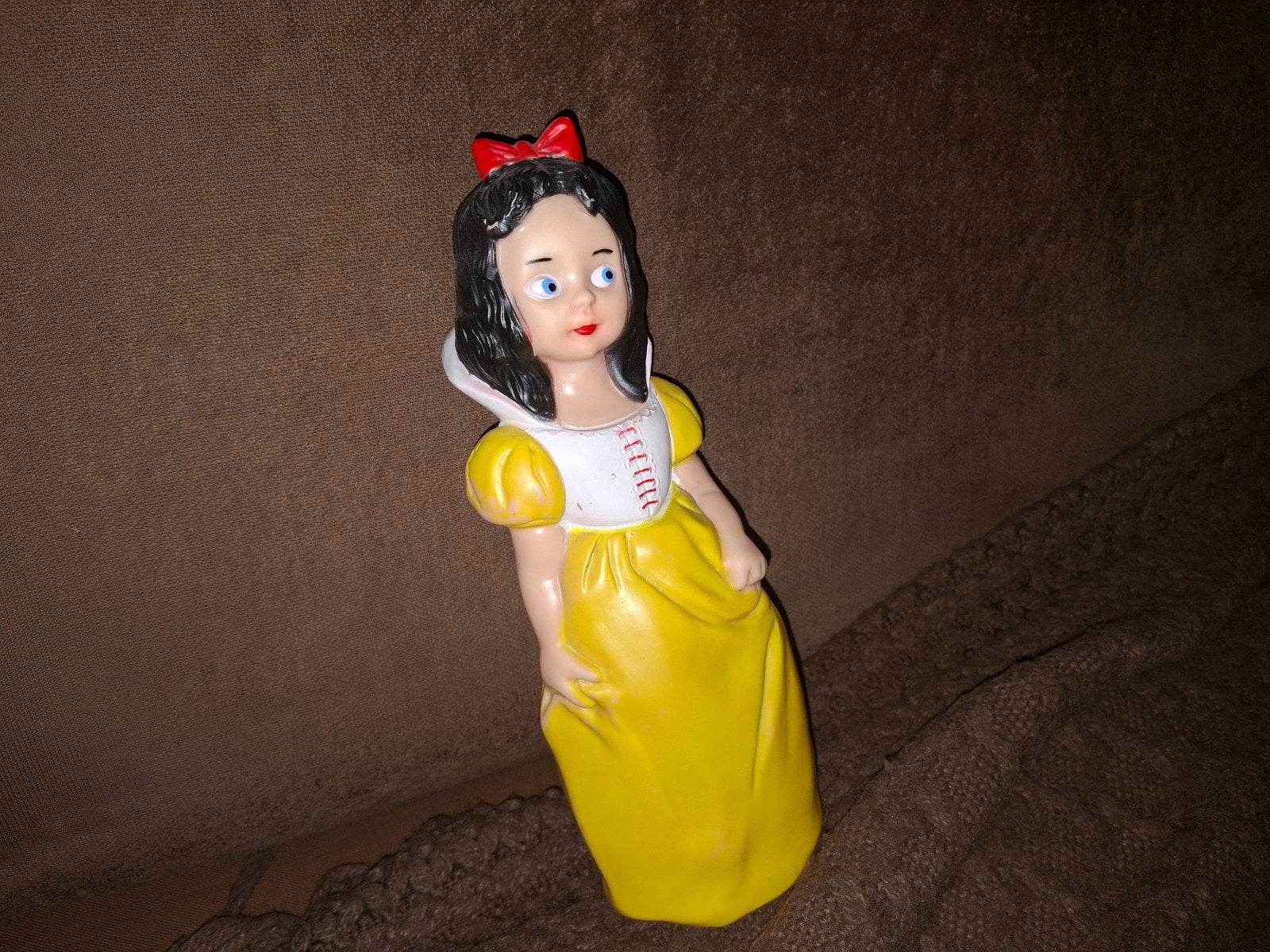 Vintage Disney sneeuwwitje pieppop, Verzamelen, Ophalen of Verzenden, Sneeuwwitje of Doornroosje, Beeldje of Figuurtje