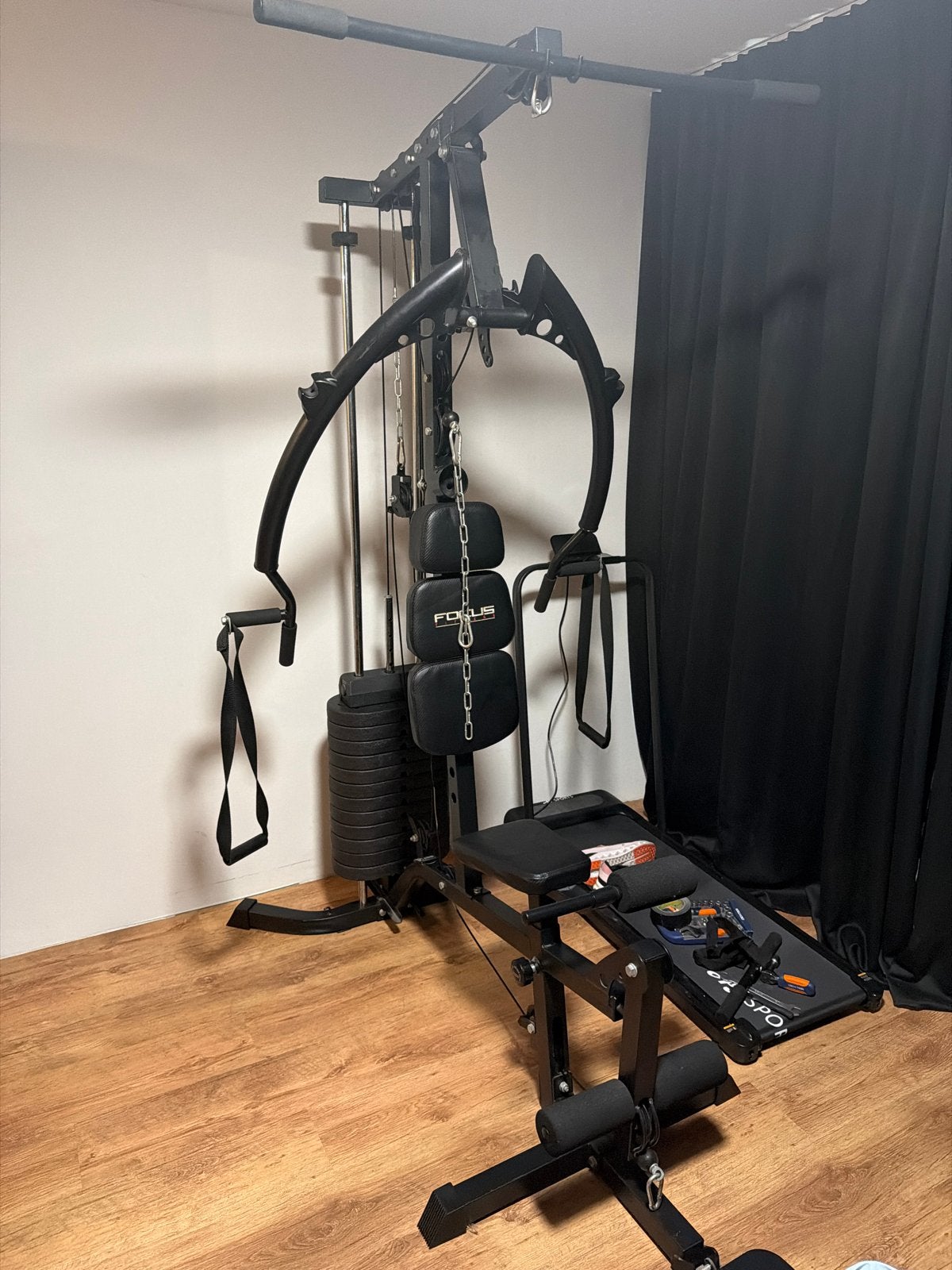 Focus Krachtstation - Compleet thuisfitness systeem, Ophalen, Gebruikt, Krachtstation, Armen