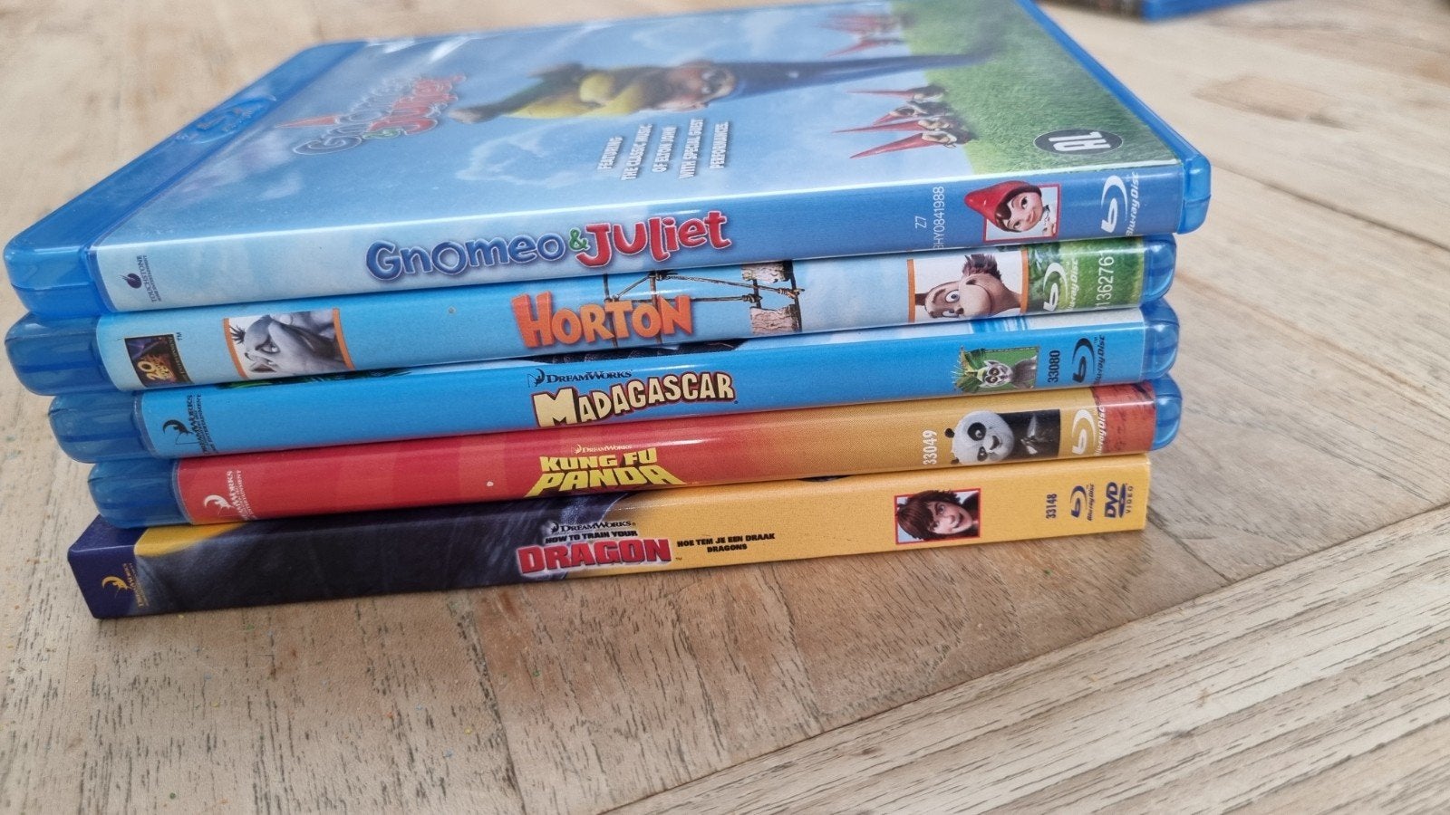 Blu-ray animatiefilms: oa Kung Fu Panda, Horton, Cd's en Dvd's, Blu-ray, Inclusief extra's, Nederlands, Film, Ophalen of Verzenden