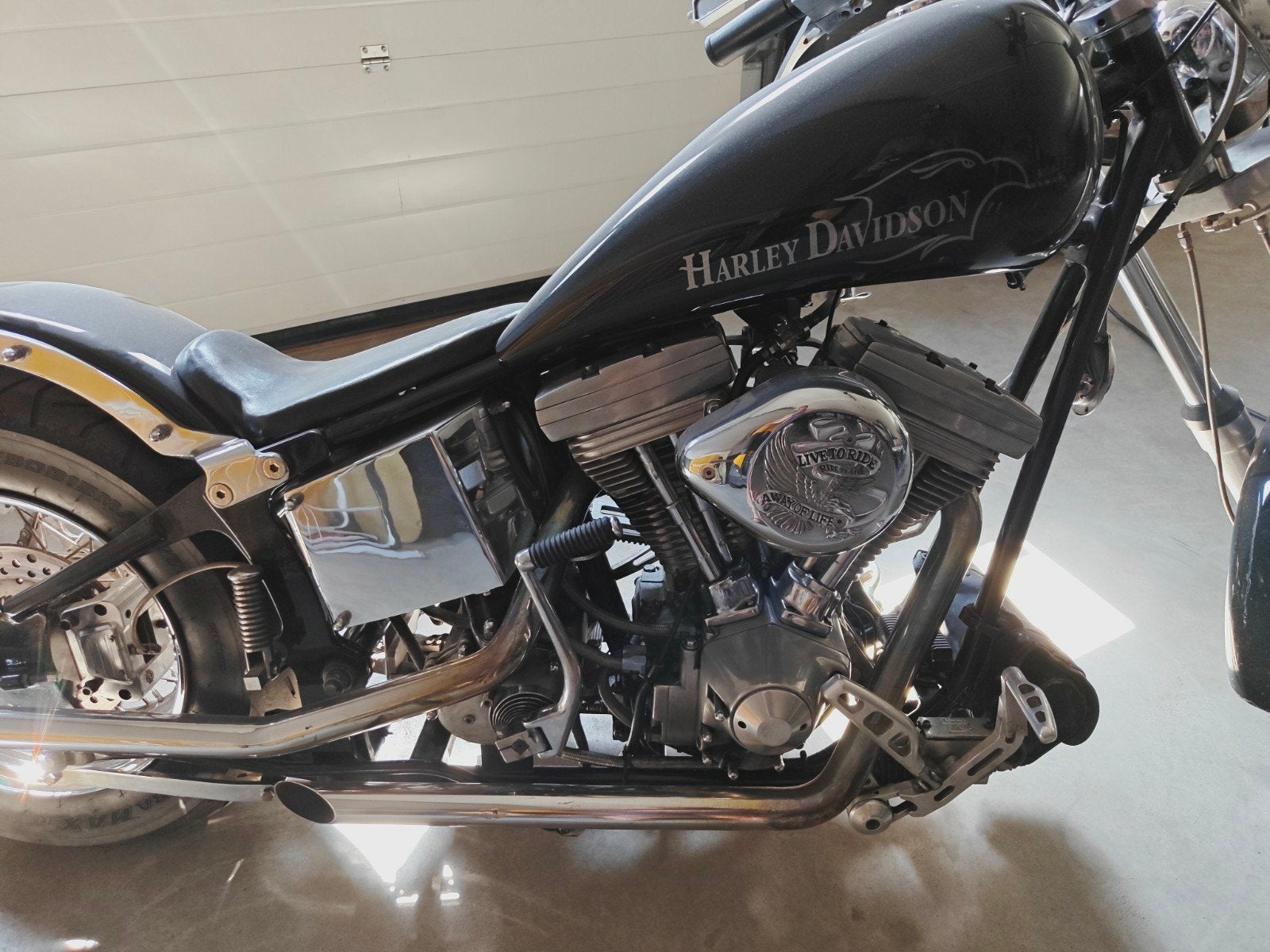 Harley Davidson Evo Legend - Unieke Chopper uit 1991, Motoren, Motoren | Harley-Davidson, 2 cilinders, Sportuitlaat, Gebruikt