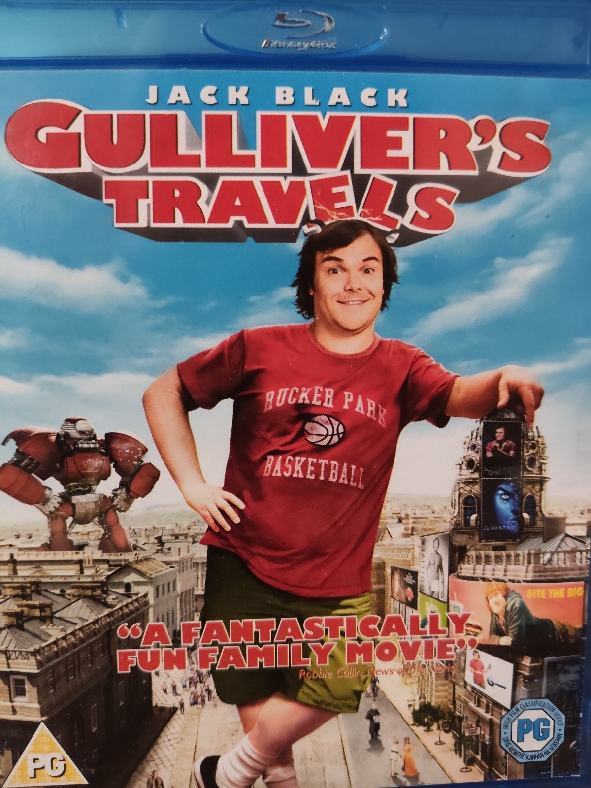 Gulliver's Travels Bluray UK Import Jack Black, Cd's en Dvd's, Blu-ray, Zo goed als nieuw, Avontuur, Ophalen of Verzenden