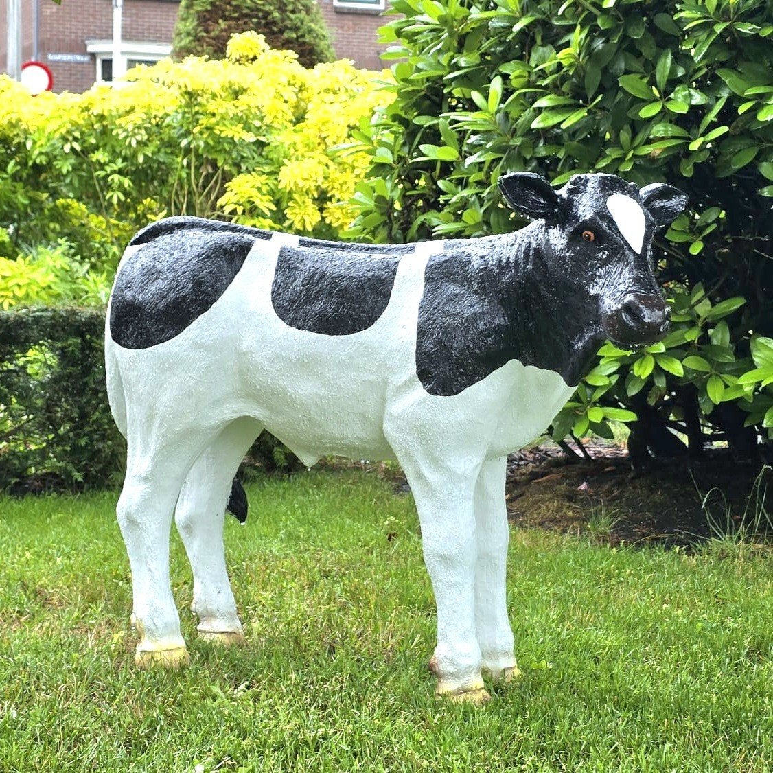 Koe beeld, polyester geit, varken, lammetje, kalf beeld, Ophalen, Nieuw, Kunststof, Dierenbeeld
