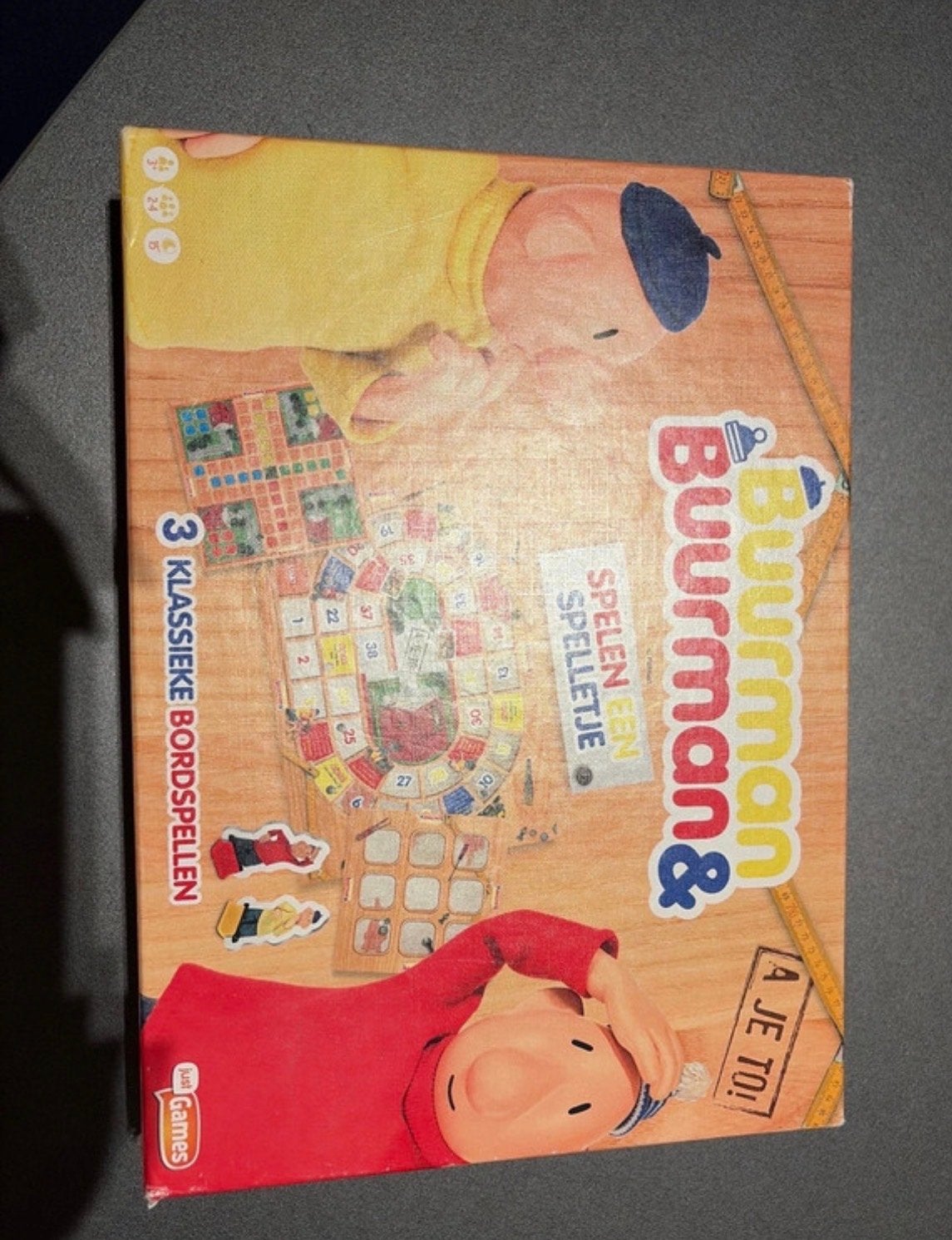 Buurman & Buurman: 3 Klassieke Bordspellen, Hobby en Vrije tijd, Een of twee spelers, Ophalen of Verzenden, Gebruikt