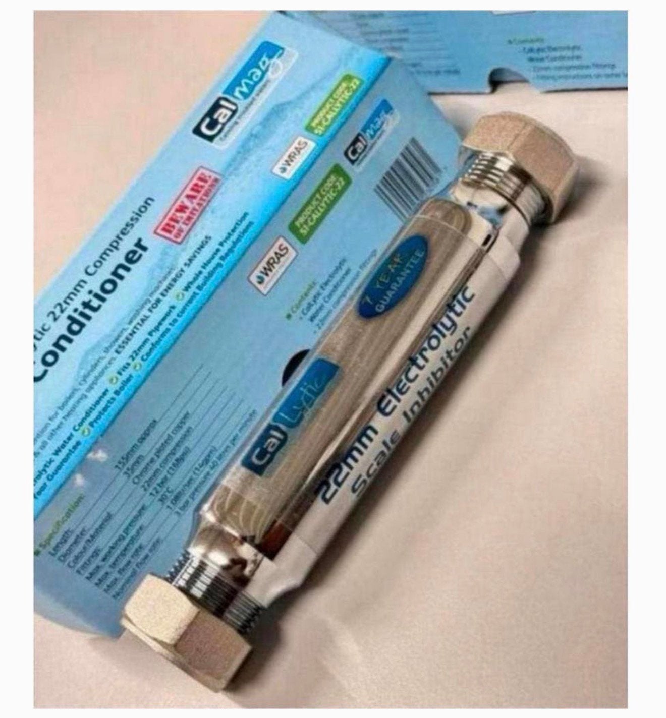 2X Calmag CalLytic Electrolytische 22mm water conditioner, Doe-het-zelf en Verbouw, Buizen en Afvoer, Overige materialen, Overige typen