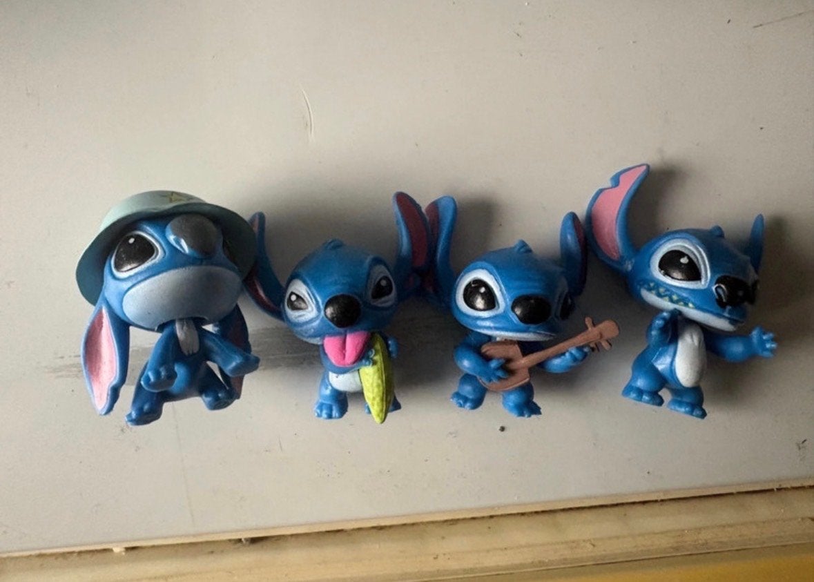 Set van 4 Stitch beeldjes - Lilo & Stitch Disney, Ophalen of Verzenden, Zo goed als nieuw