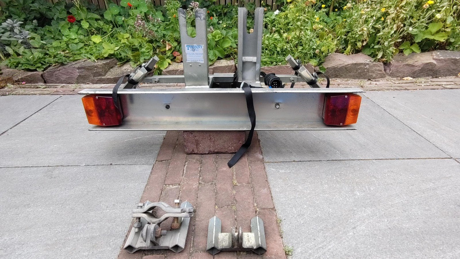 Fietsendrager Twinny Load met twee trekhaakadapters, Ophalen, Gebruikt, Trekhaakdrager