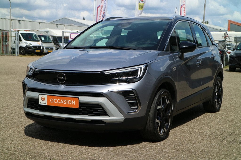 Opel Crossland X 1.2 Turbo Ultimate | Automaat | Trekhaak |, Auto's, Opel, 840 kg, Gebruikt, 1199 cc, Alcantara