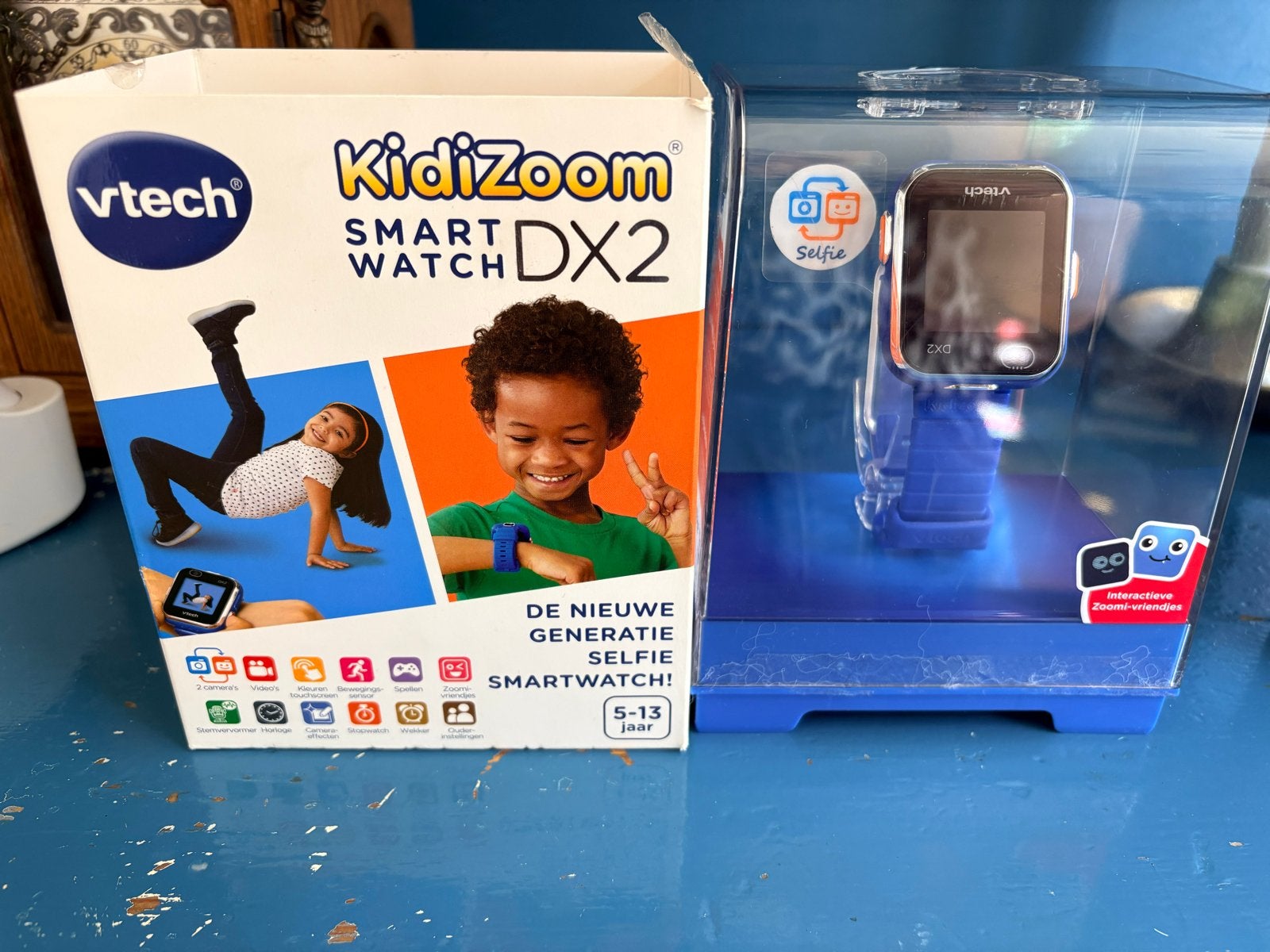 Vtech KidiZoom Smart Watch DX2 kort gebruikt, Ophalen, Zo goed als nieuw, Blauw, Jongen of Meisje