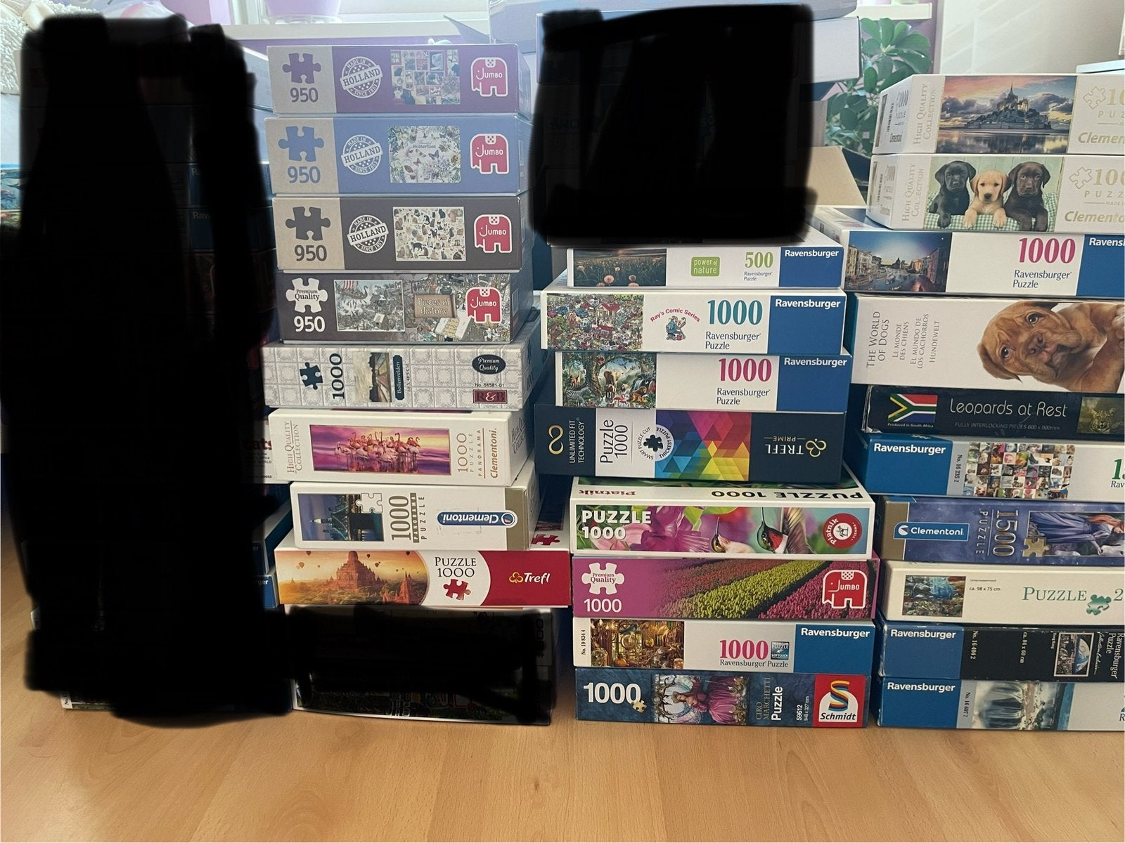 26 puzzels (500-2000 stukjes), Ophalen of Verzenden, 500 t/m 1500 stukjes, Zo goed als nieuw, Legpuzzel