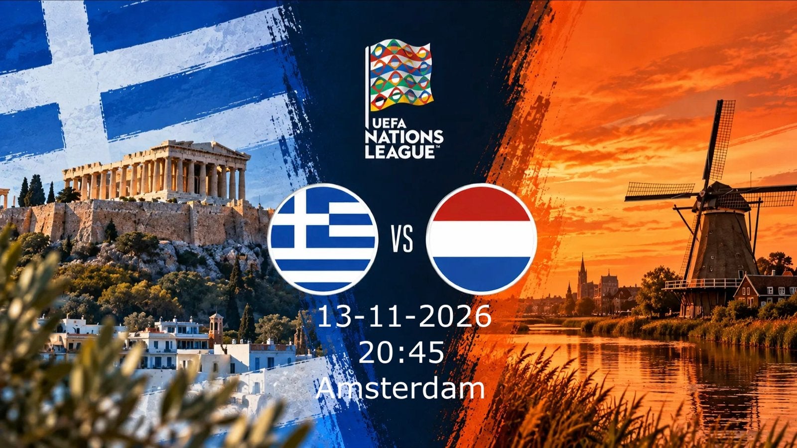 2 x Nederland - Griekenland 2 tickets, Tickets en Kaartjes, Overige typen, Twee personen, November, Buitenland