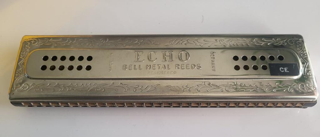 Te koop mooie vintage Hohner Echo Harp, Muziek en Instrumenten, Blaasinstrumenten | Mondharmonica's, Ophalen of Verzenden, Gebruikt