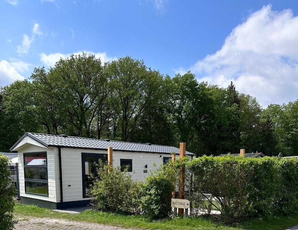 Herfstvakantie vrij - Luxe chalet Camping de Noetselerberg, Tv, In bos