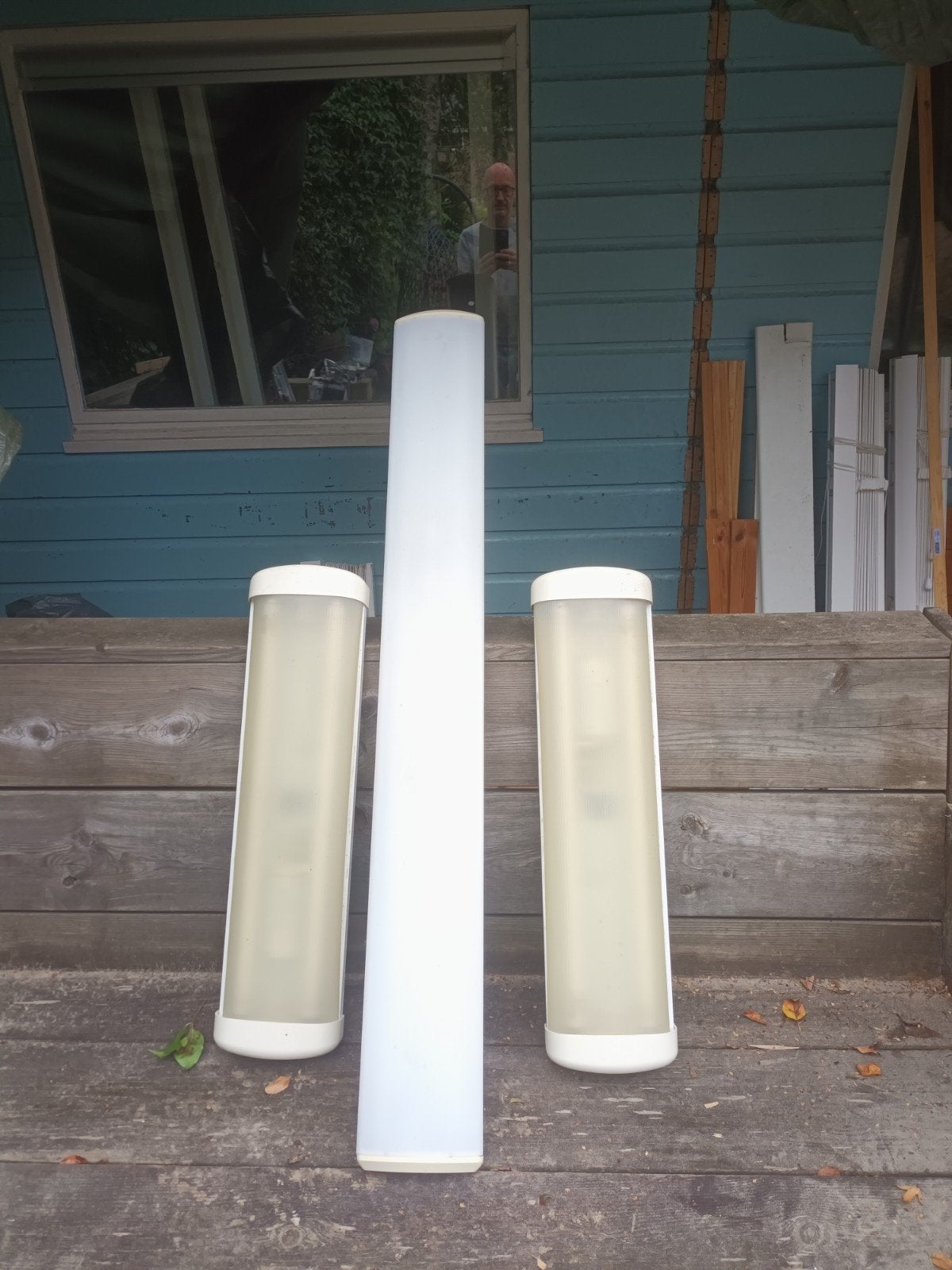 TL lampen - Set van 3 stuks, Huis en Inrichting, Ophalen, Gebruikt, E27 (groot), TL-buis