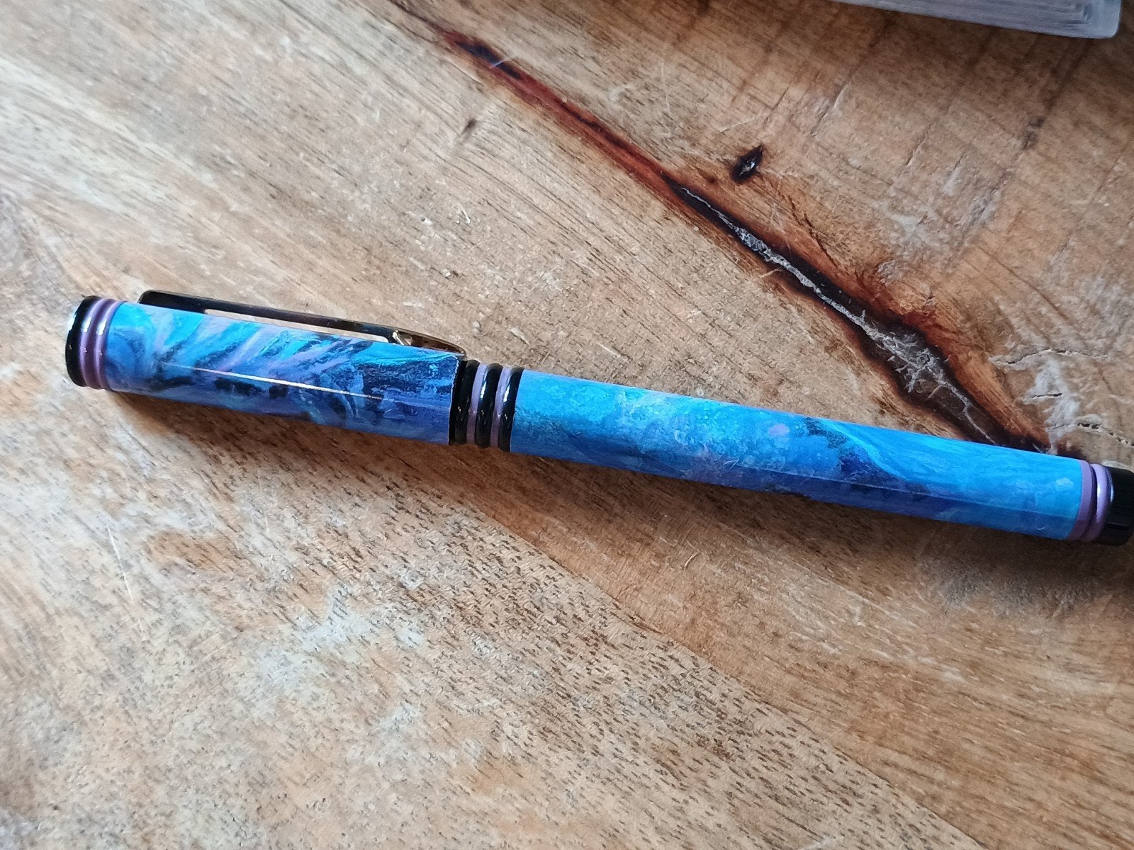 Blauwe Waterman vulpen (nr.2), Ophalen of Verzenden, Gebruikt, Vulpen, Waterman