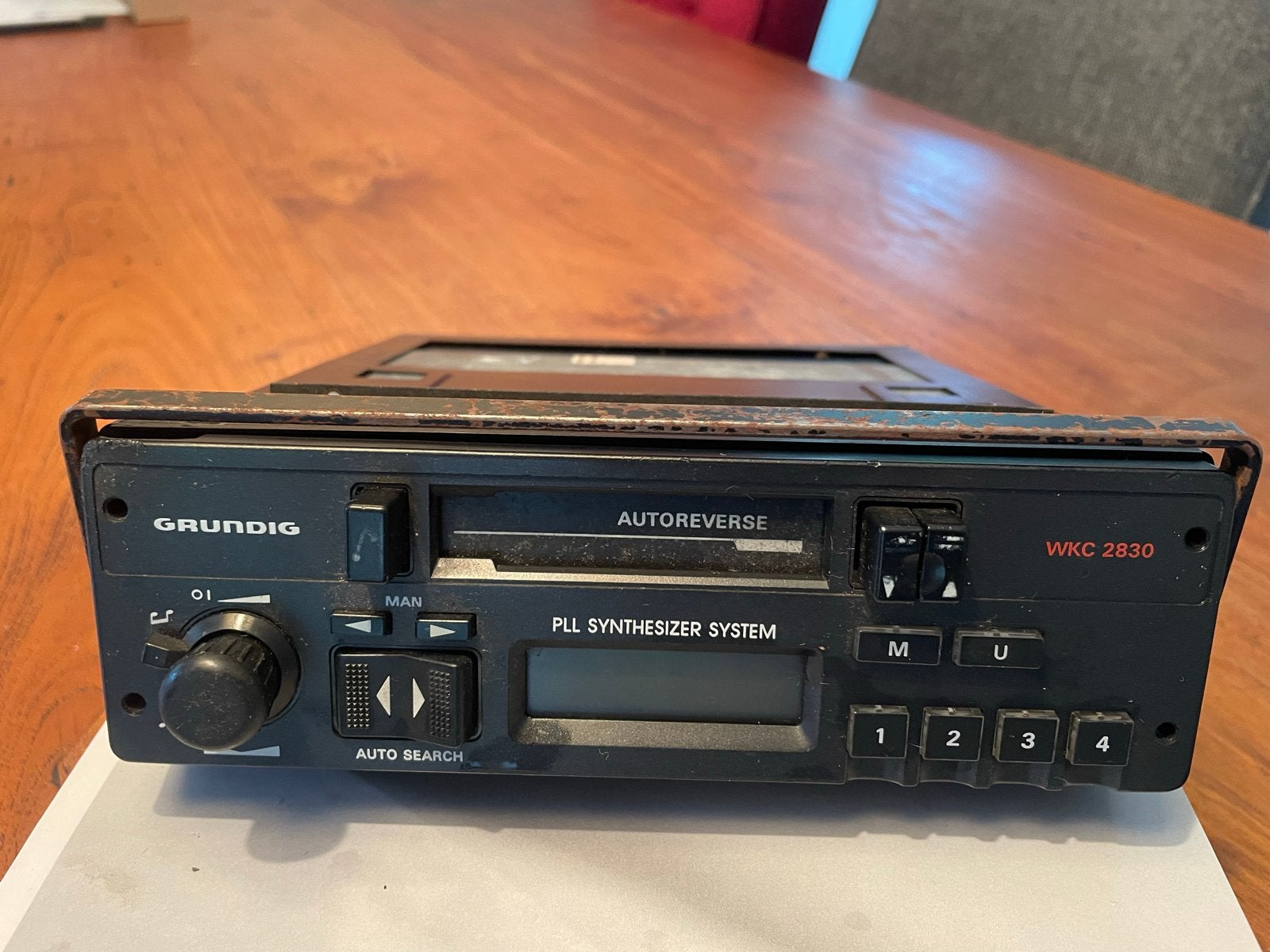 Grundig Autoradio WKC2830 met PLL - Vintage Klassieker, Auto diversen, Autoradio's, Ophalen of Verzenden, Gebruikt