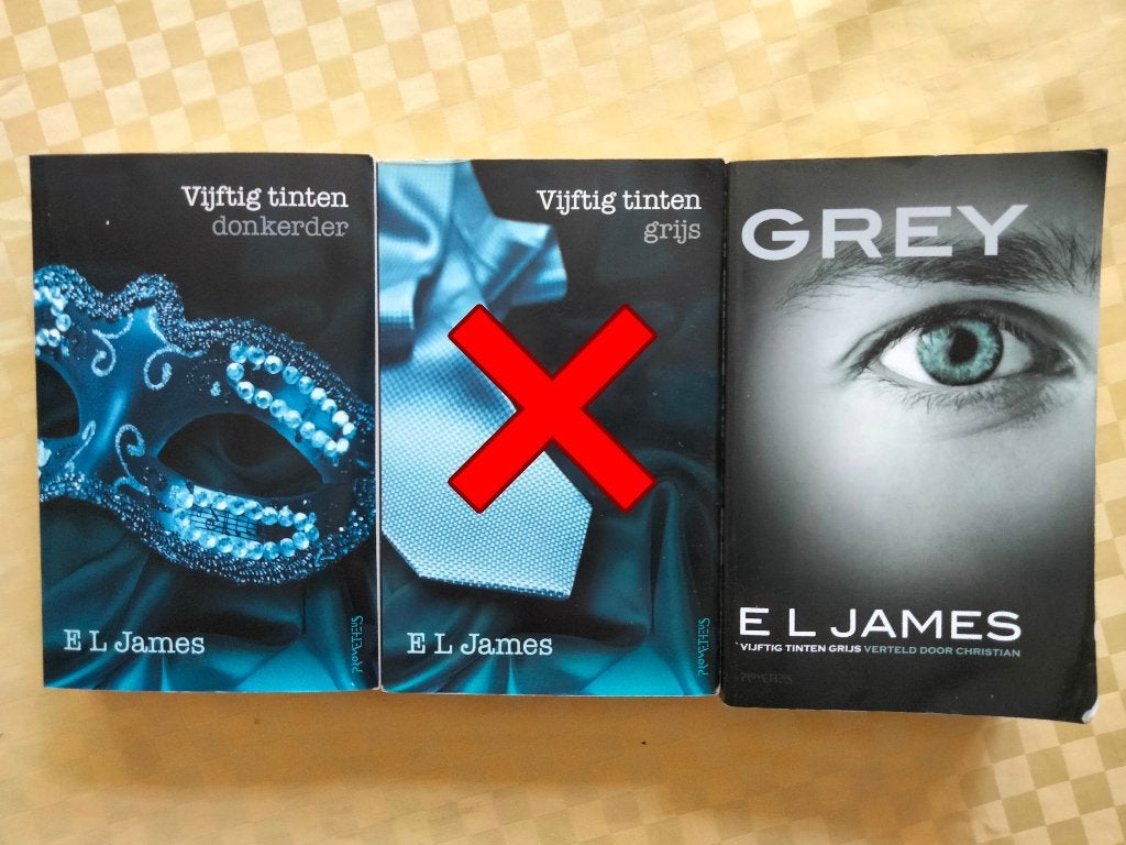 Vijftig tinten donkerder & Grey - E.L. James (2 boeken), E.L. James, Nederland, Ophalen, Gelezen