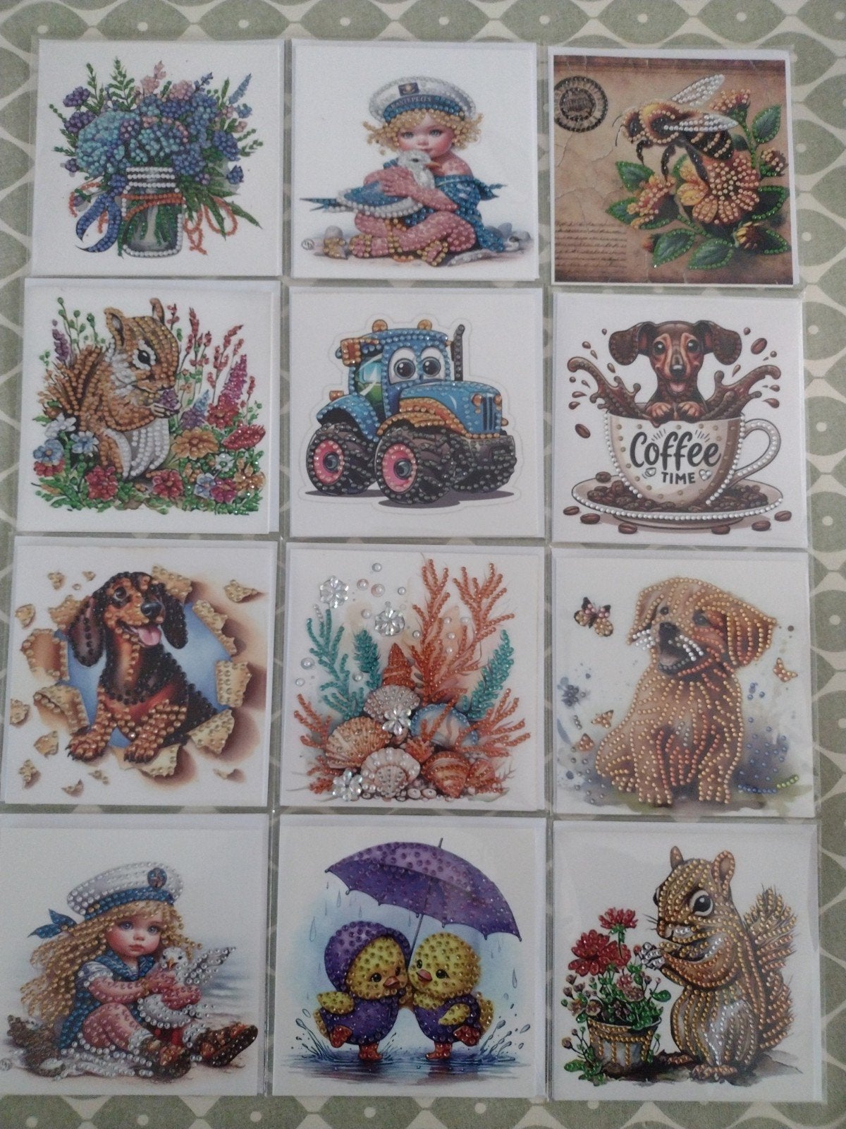 AKTIE Pakket van 30 dubbele kaarten met envelop (handmade), Nieuw, Ophalen of Verzenden, Overige thema's, Nvt