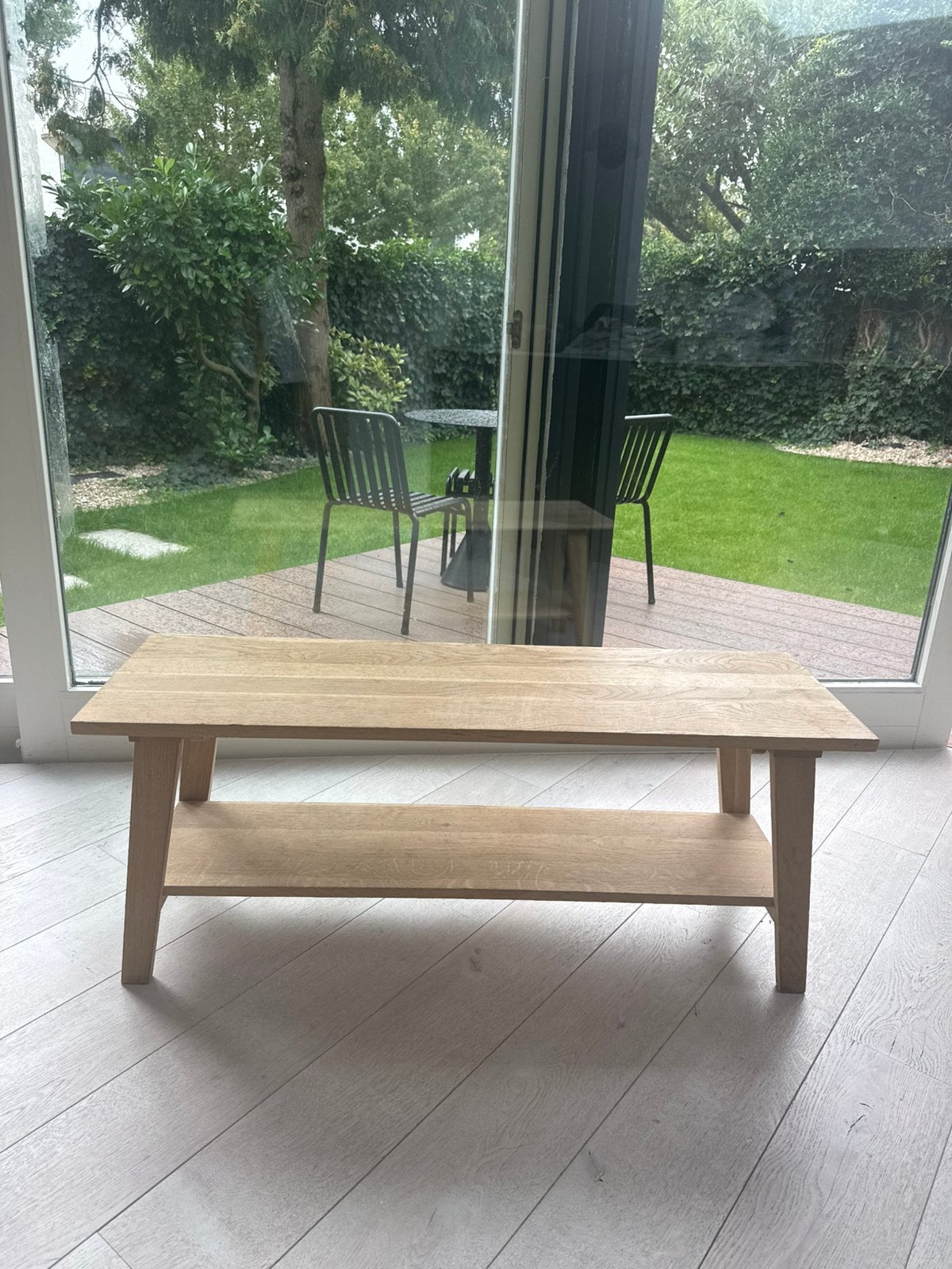 Bank Oaky – LA REDOUTE INTERIEURS – licht hout, Ophalen, Gebruikt, Rechte bank, Minder dan 150 cm